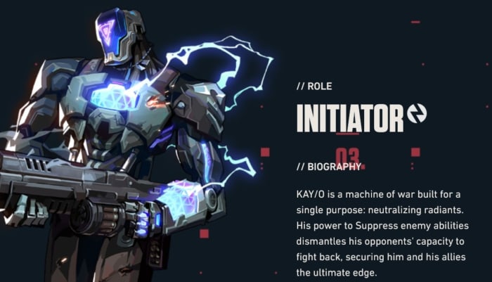 KAY/O biography from Valorant